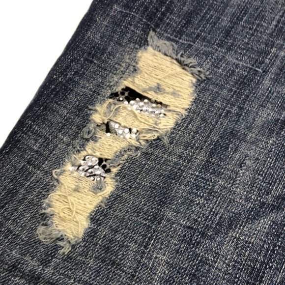 MADE IN USA 🇺🇸 GUESS BY MARCIANO MIDRISE SKINNY JEANS 27x31 ⭐️ - Picture 6 of 13